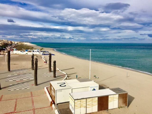 Barcaresa-Villa Vue Mer Acces Direct Plage - Piscine Le Barcarès Exterior foto